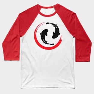 Koi fish Baseball T-Shirt